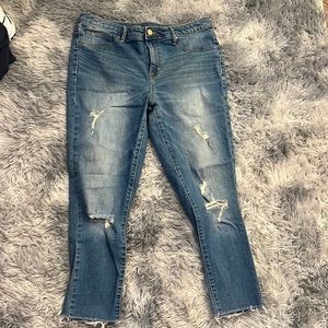 High rise jeans